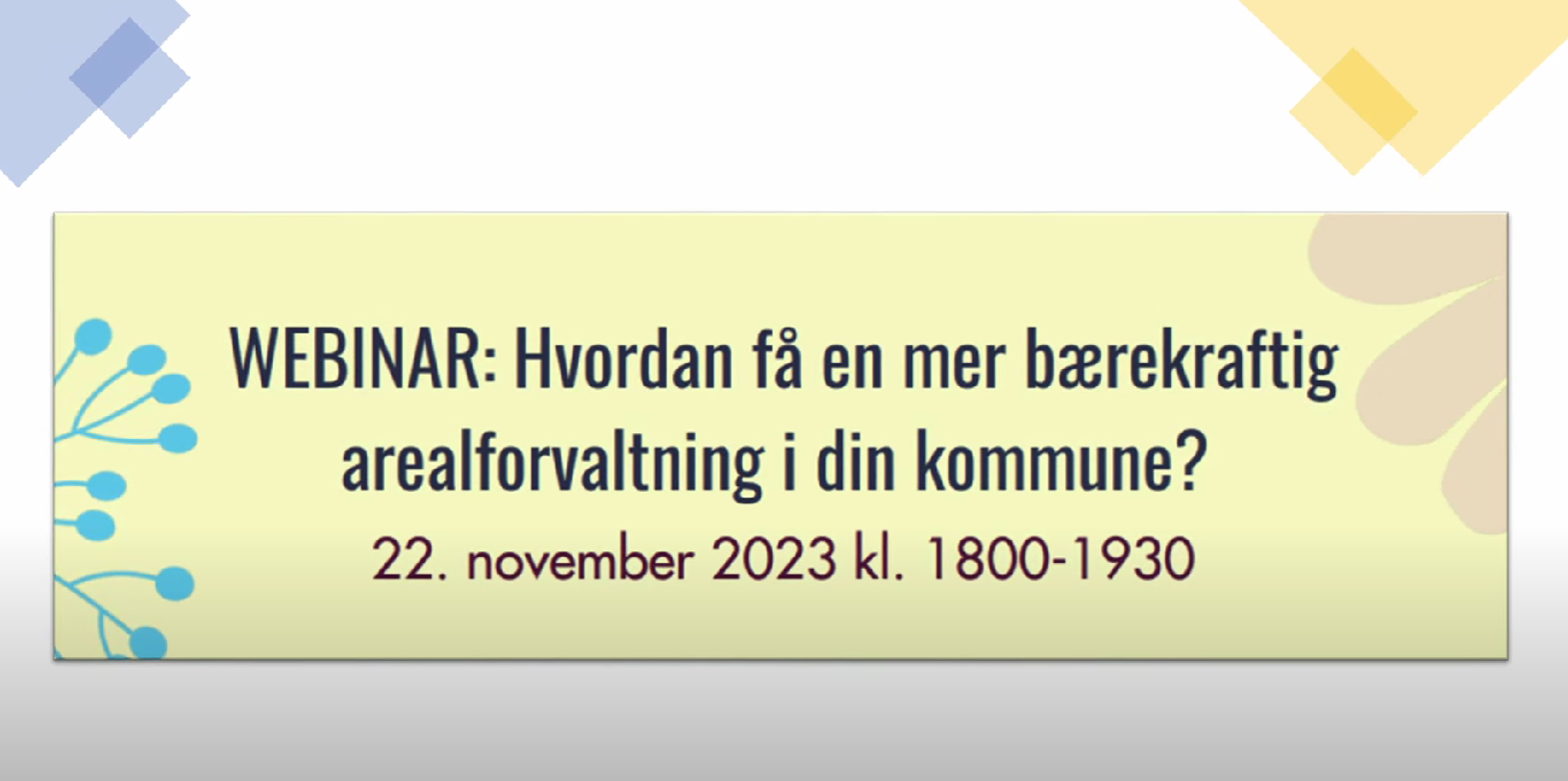 Hvordan få til en mer bærekraftig utvikling?